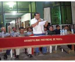 ROLANDO GARCÍA MORI. Alcalde de Picota