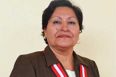 EVANGELINA AMPUERO. Vicerrectora de la Universidad Nacional de San Martín