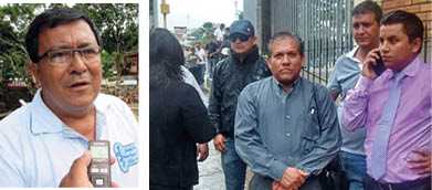 VICTOR NORIEGA. Gobernador regional ANIBAL QUINTEROS. Rector reconocido por la nueva ley Universitaria