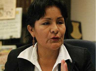 CORINA DE LA CRUZ. Sigue en medio de la polémica