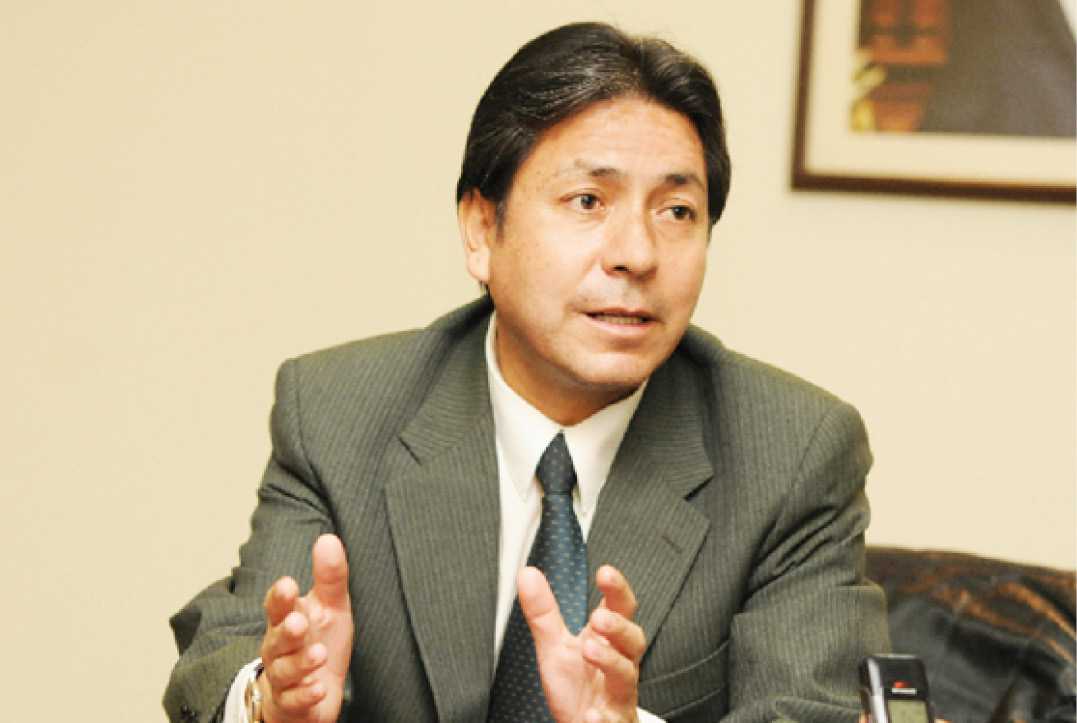 Jorge Villasante, presidente del Tribunal Nacional Electoral