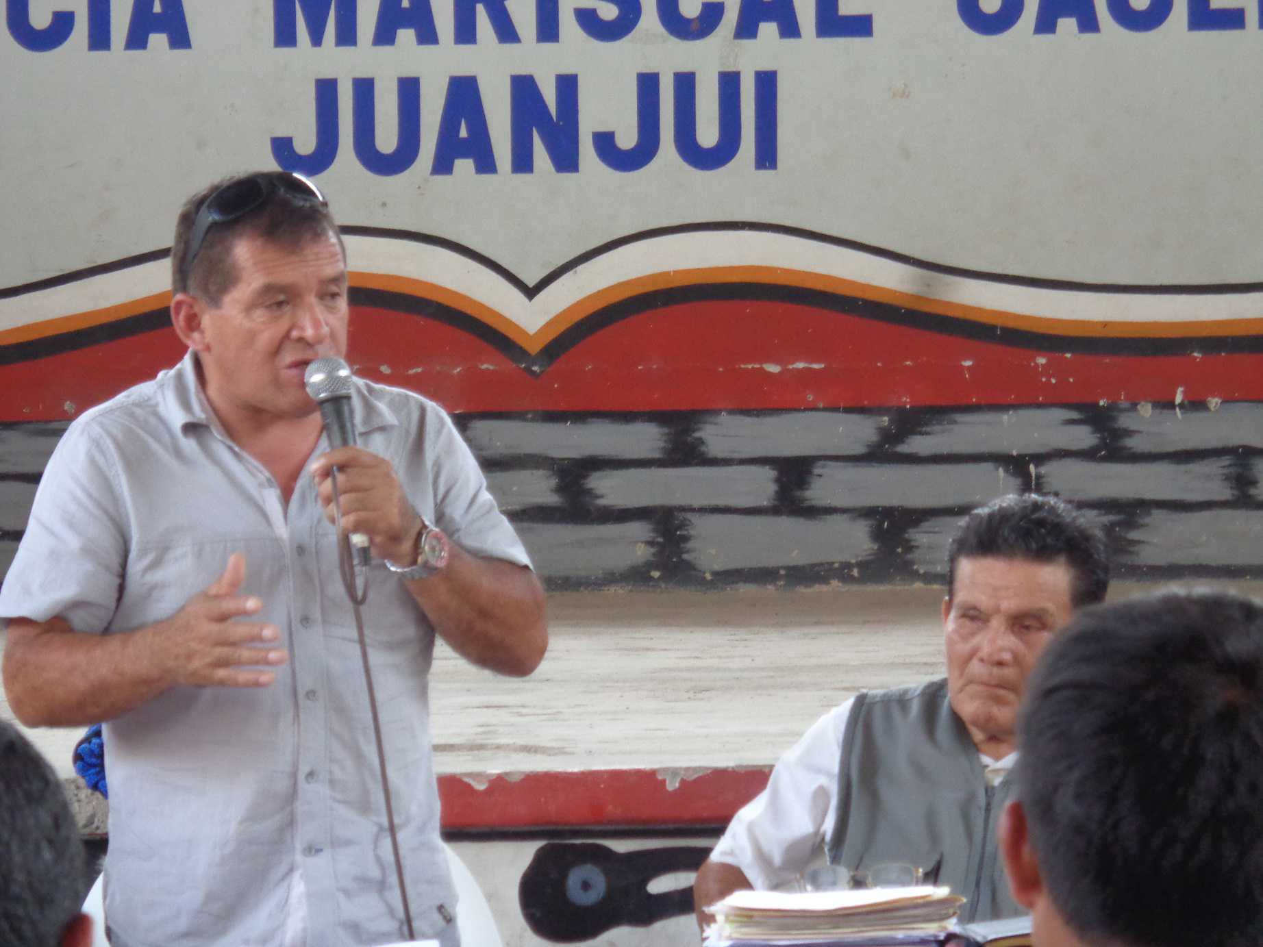 DEMETRIO VILLALOBOS. Presidente del Frente de Defensa Regional