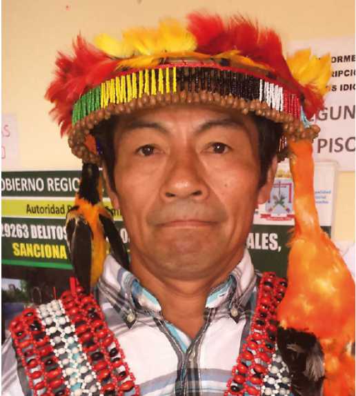 Efrain Entsakua, líder awajún