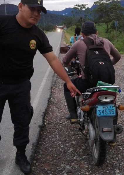 Motocicleta recuperada