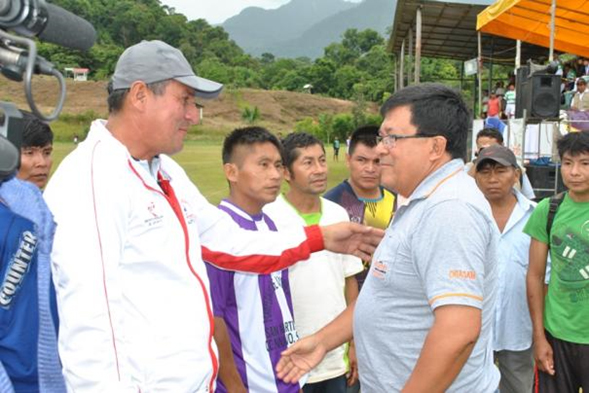 WILSON REÁTEGUI. Presidente del Consejo Regional del Deporte