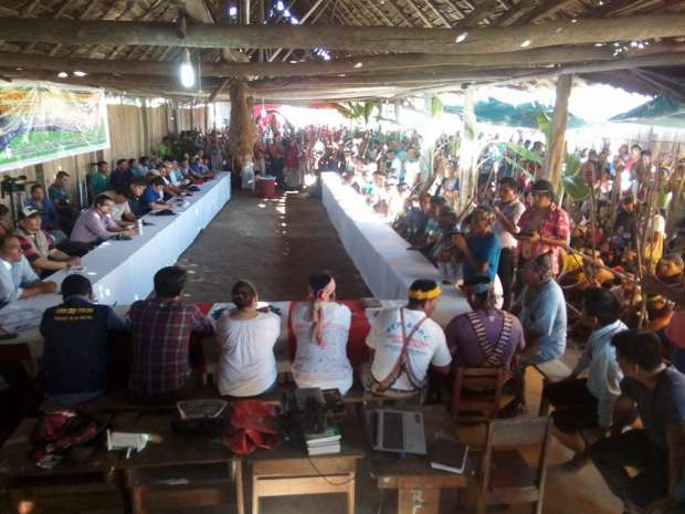 Inicio de asamblea con ministra de Justicia