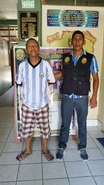 DETENIDO LUIS EMILIO MENDOZA PILCA