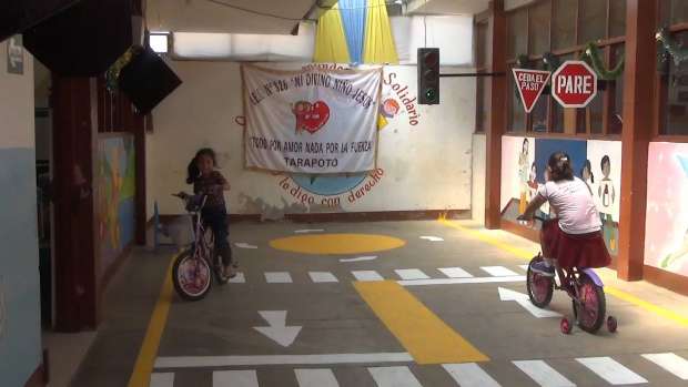 PARQUE TEMÁTICO DONDE RECIBIERON CHARLAS SOBRE SEGURIDAD VIAL