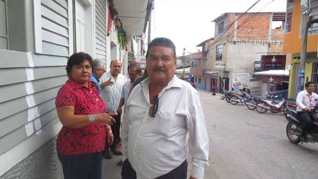JUSTO PÉREZ. Su primera foto como decano electo
