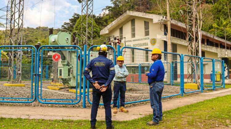 Gerente general de Electro Oriente S.A. inspeccionó operatividad de central hidroeléctrica El Gera