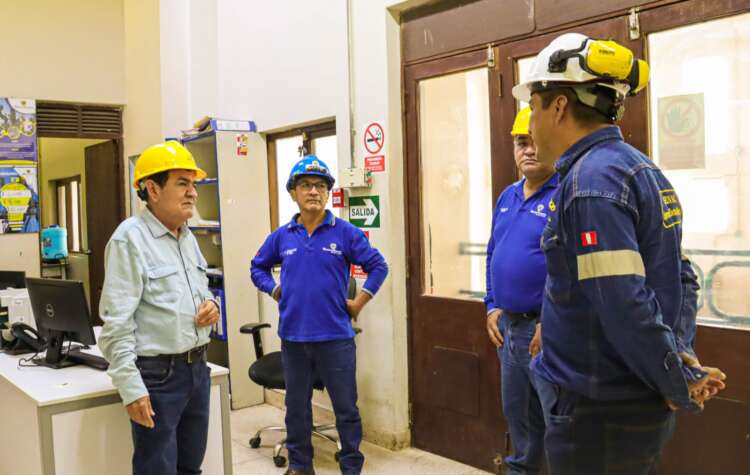 Gerente general de Electro Oriente S.A. inspeccionó operatividad de central hidroeléctrica El Gera1