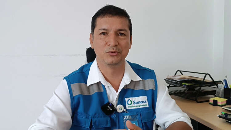 Javier Noriega Murrieta, jefe de la oficina SUNASS Tarapoto