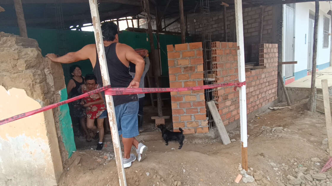 Persiste el calvario de familia afectada por caída de pared durante construcción del Colector Perú12