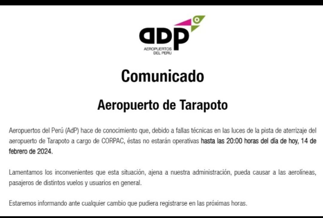 Caos en el Aeropuerto de Tarapoto tras la cancelación de cuatro vuelos comerciales1