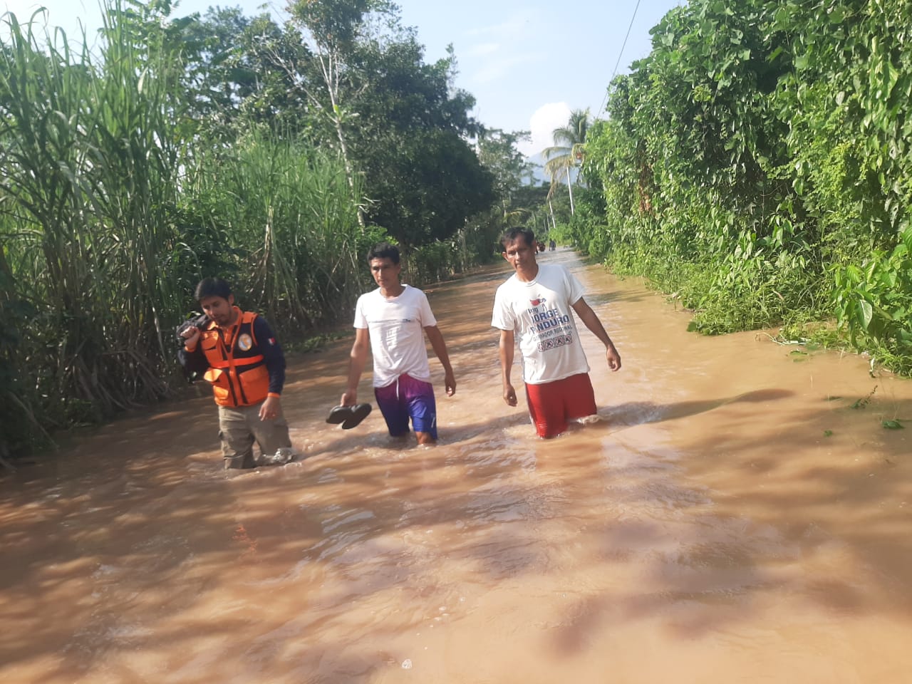 Incremento del caudal del río Huallaga pone en alerta a familias del distrito de Chazuta