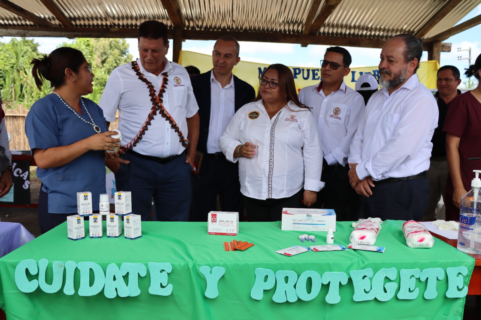 Goresam brinda feria informativa en la comunidad nativa Morroyacu en marco de la “Semana de Vacunación en las Américas”1