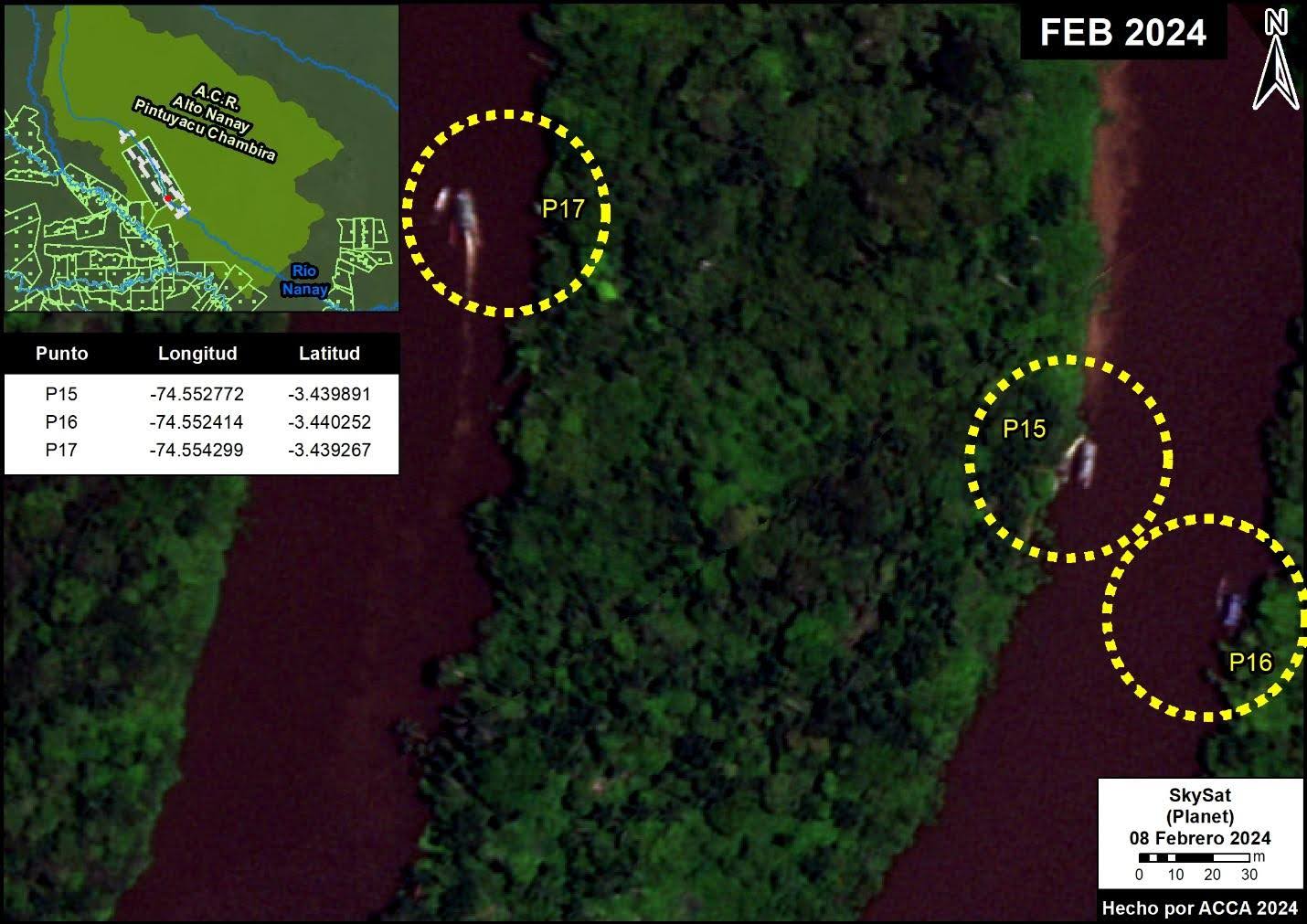 Loreto detectan deforestación por minería ilegal en el Río Nanay1