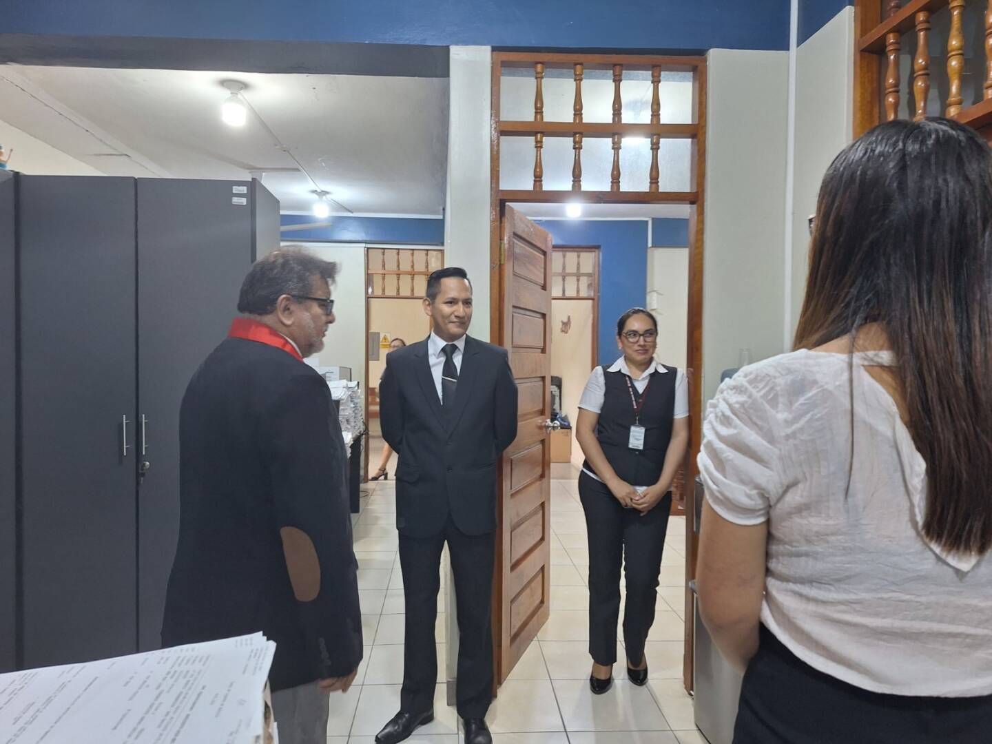 Magistrados Julissa Paola Bengoa Vergas y José Junior Gines Carrillo, juran como jueces del Distrito Judicial de San Martín1