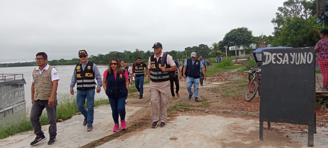 Arribo de Fiscal y jefe policial a Lagunas