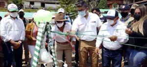 Ministro Geiner Alvarado inaugura obras de infraestructura vial, de agua y saneamiento en San Martín