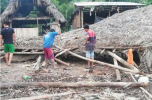 A 65 se eleva el número de  viviendas afectadas en Chazuta