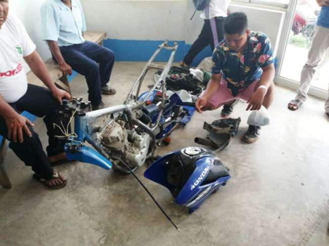Ronderos de Bellavista recuperan motocicleta robada e intervienen a conviviente de sospechoso