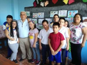 Coordinador IPD Pedro García coordina relevo de la antorcha Panamericana en Tarapoto