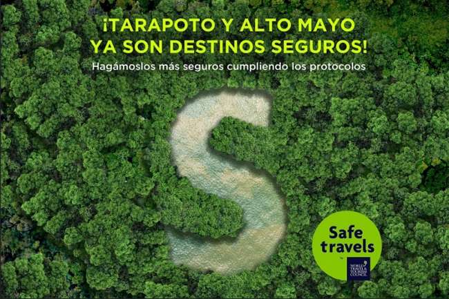 Destinos Alto Mayo y Tarapoto recibieron sello Safe Travels otorgado por el Mincetur