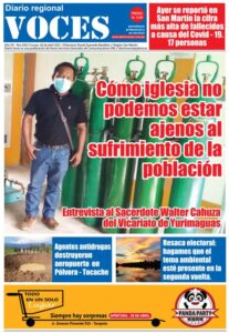 Portada, lunes 26 de abril de 2021