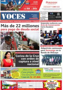 Portada del día Jueves 14 de Junio del 2018