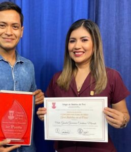 OBSTETRA DE TARAPOTO GISSELA CÁRDENAS, LOGRA PRIMER PUESTO EN CONCURSO NACIONAL