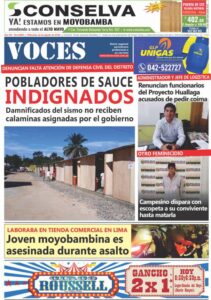 Portada del día Miércoles 14 de Agosto de 2019