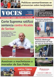 Portada del día Miércoles 21 de Marzo del 2018