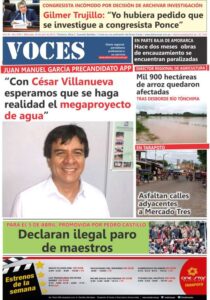 Portada del día Miércoles 04 de Abril del 2018