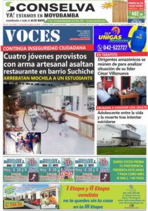 Portada del día Jueves 08 de Agosto de 2019