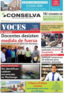 Portada del día Martes 12 de Marzo de 2019