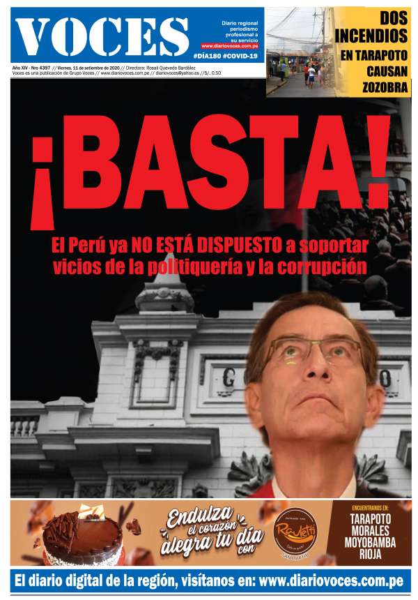 Diario Digital Viernes 11 de Setiembre del 2020