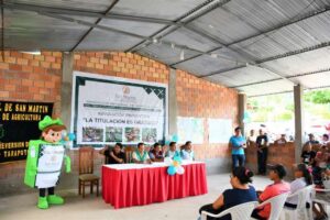 Titulación de tierras gratuita beneficiará a pobladores de San Antonio de Cumbaza