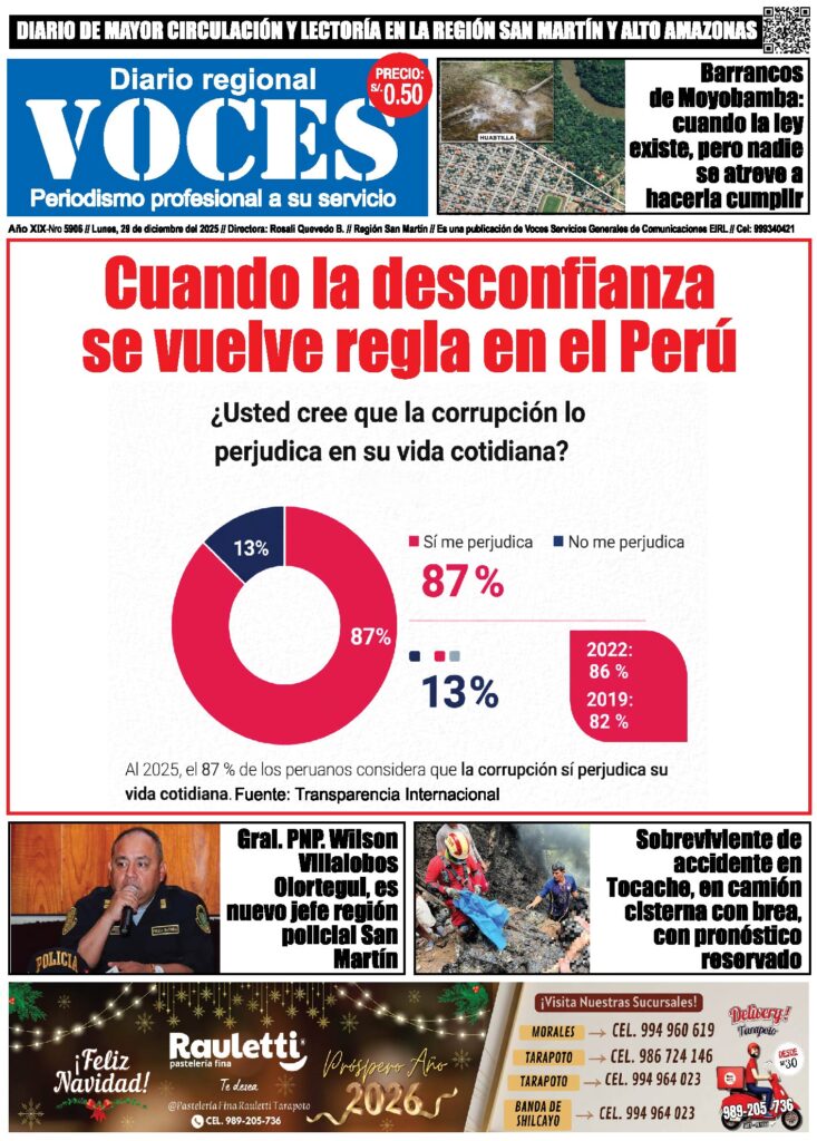 Diario Digital, lunes 29 de diciembre 2025