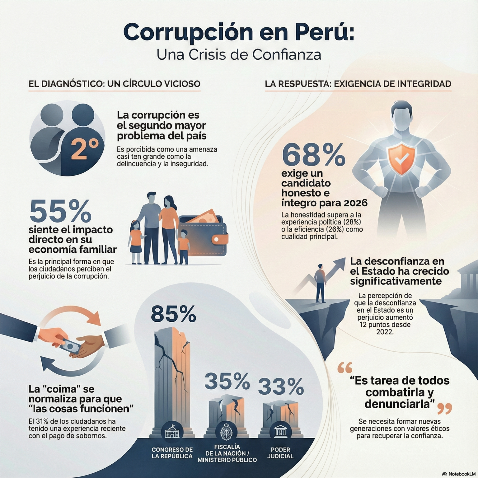 Corrupción normalizada: El país atrapado en un círculo de impunidad ...