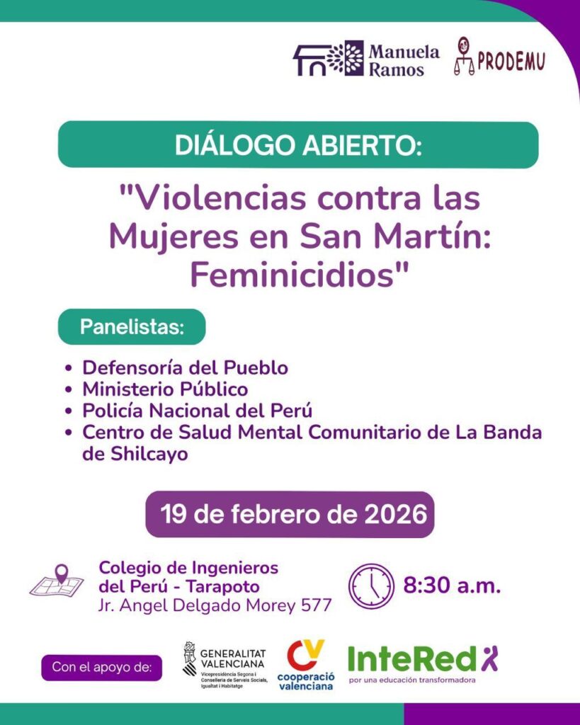 Tarapoto abre diálogo urgente frente al avance de los feminicidios en San Martín