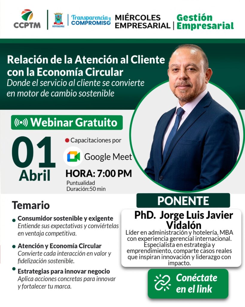 Empresas del Alto Mayo apuestan por la economía circular: Capacitación gratuita busca transformar la atención al cliente en motor sostenible