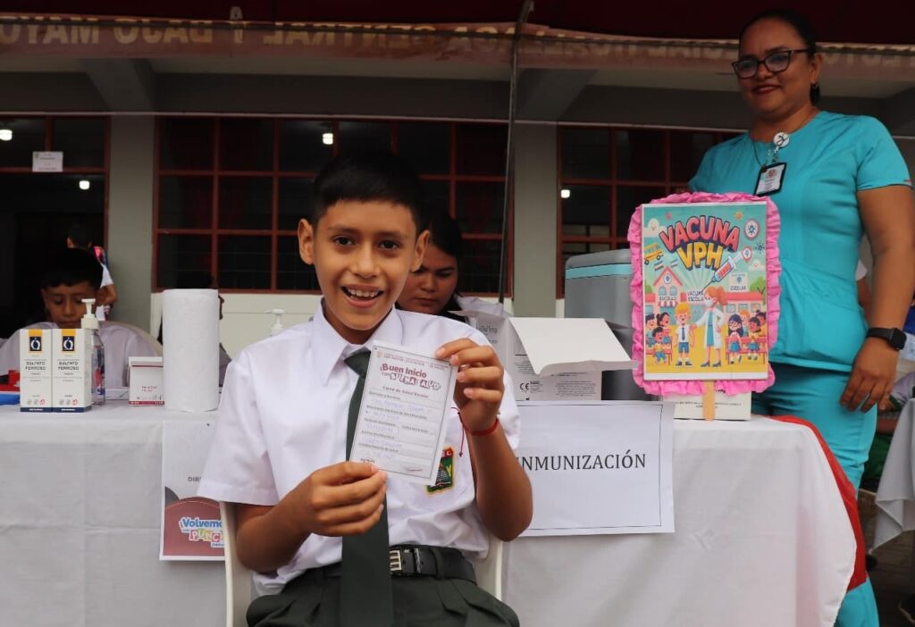 Goresam inicia campaña de vacunación contra el VPH para proteger a más de 35 mil escolares
