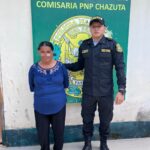 En Chazuta, capturan a mujer con tres requisitorias por tráfico ilícito de drogas
