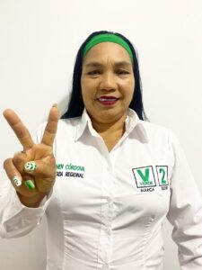 Candidata a diputada por el Partido Demócrata Verde