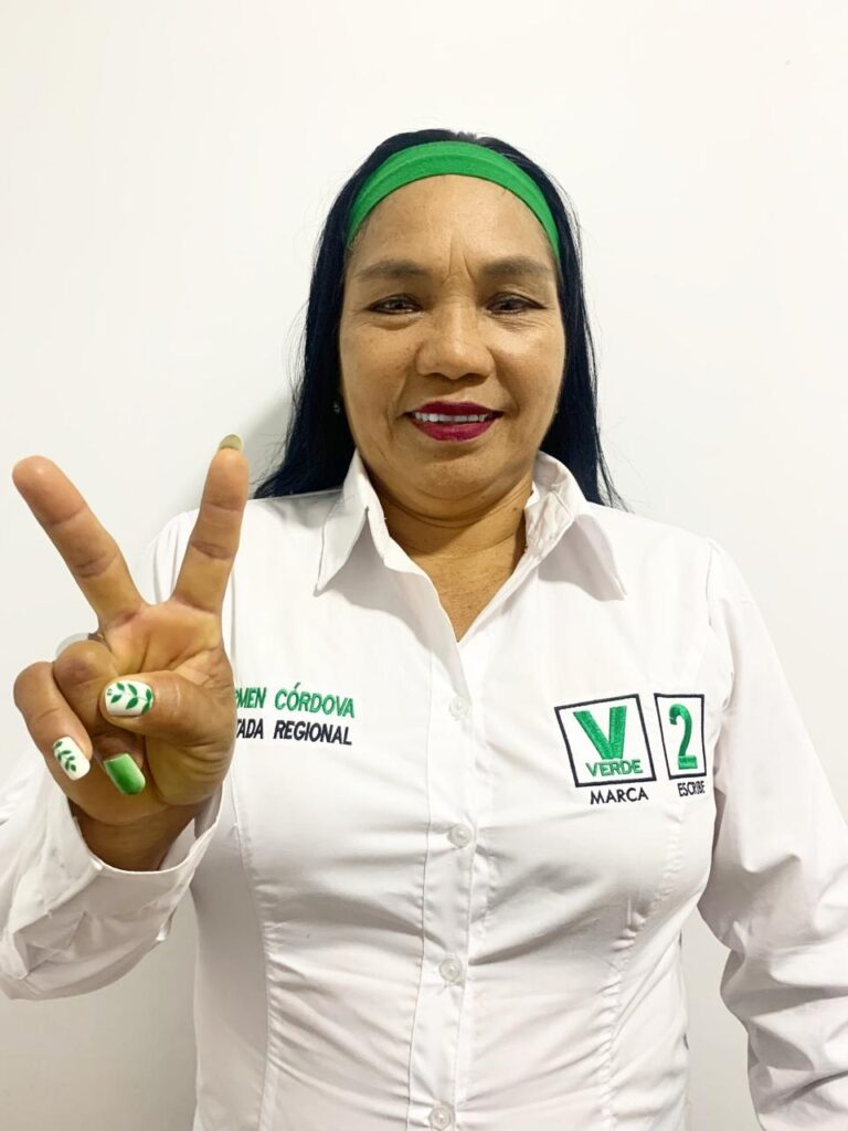 Candidata a diputada por el Partido Demócrata Verde