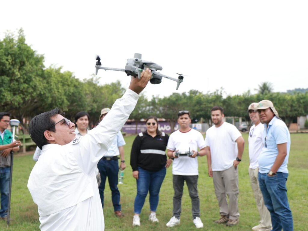 Emapa San Martín fortalece capacidades técnicas en fotogrametría con drone para la gestión de servicios ecosistémicos