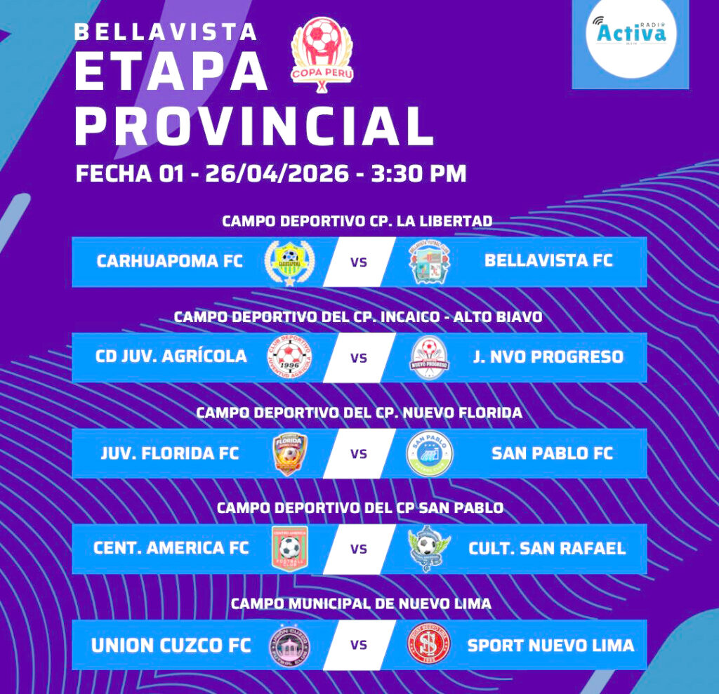 Huachitas, sábado 25 de abril 2026