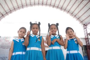 Gobierno Regional de San Martín inaugura techo cobertor en la IEI N.° 304 de La Banda de Shilcayo