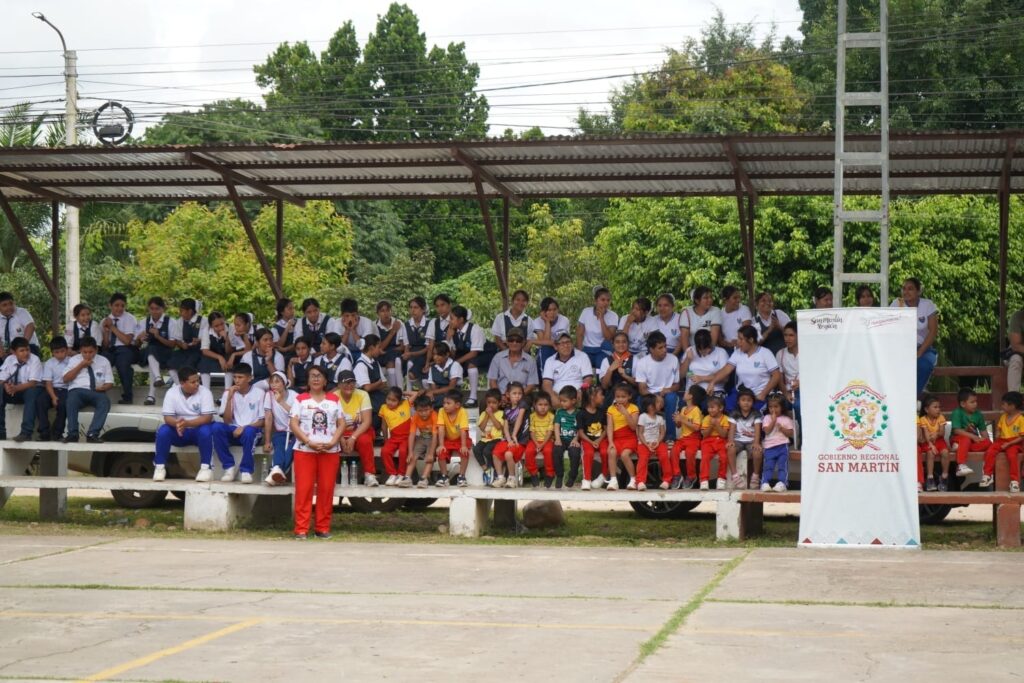 GORESAM inicia construcción de techado metálico en losa deportiva de Las Palmas